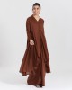 AIDY DRESS IN BROWN